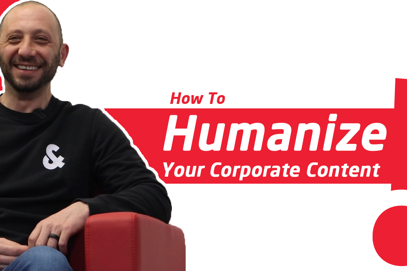 how to humanize your corporate content blog post thumbnail
