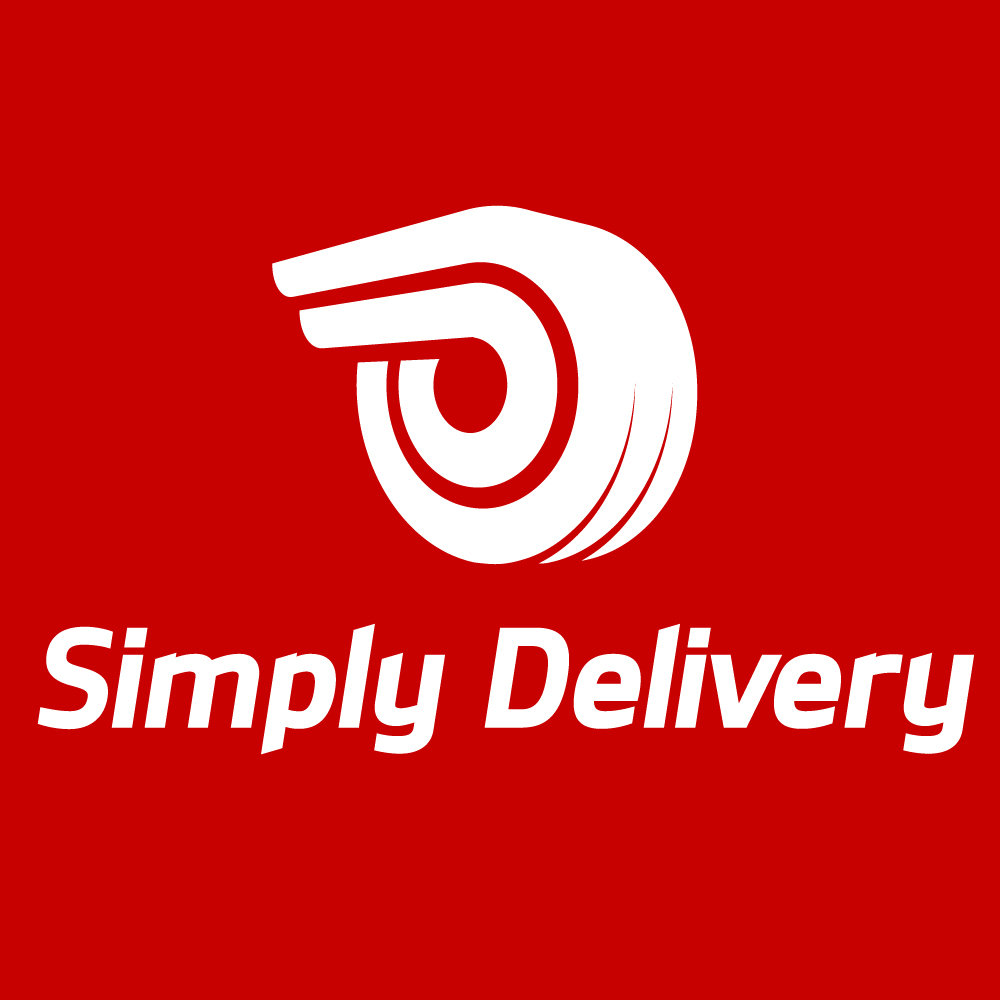 simply delivery logo mockup